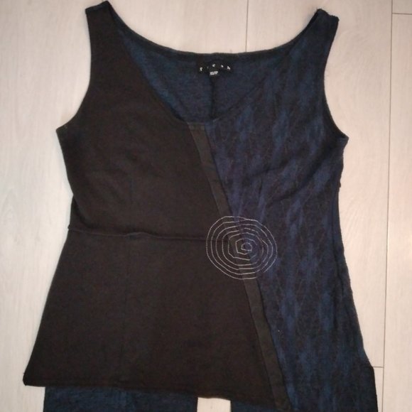 Goth Boho Patchwork Tank Top - Picture 5 of 7